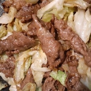 牛肉の甘辛焼き